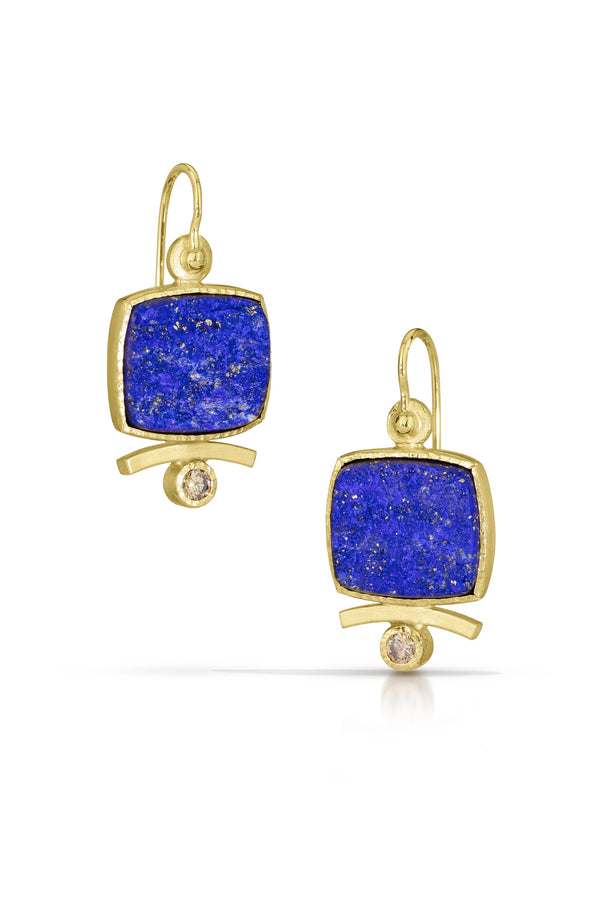 Lapis Drop Earrings