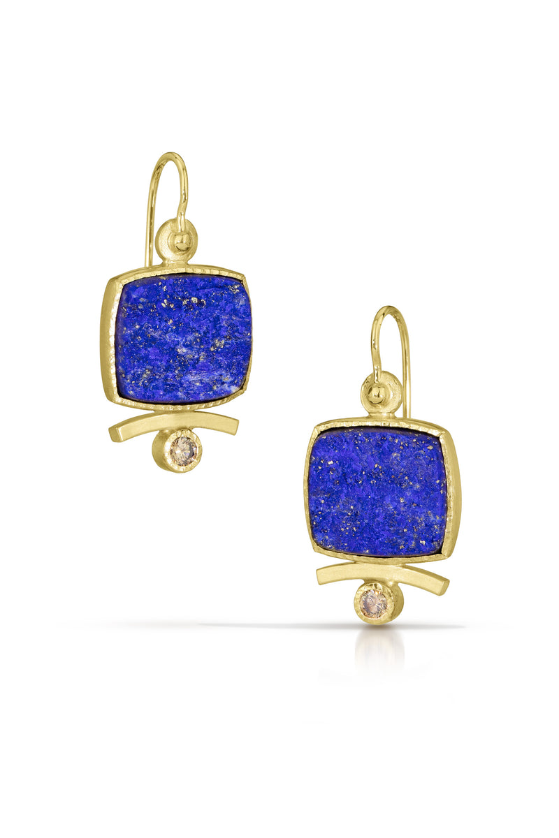 Lapis Drop Earrings